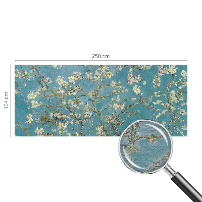 Fototapet stue Blomstrende grene