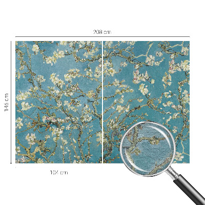 Fototapet stue Blomstrende grene