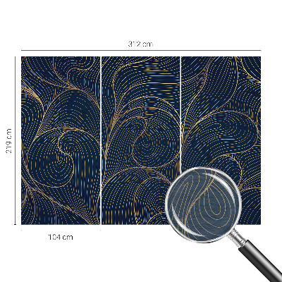 Fototapet til børn Bølget motiv