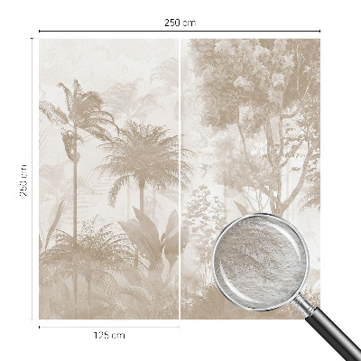 Fototapet efter mål Tropisk landskab