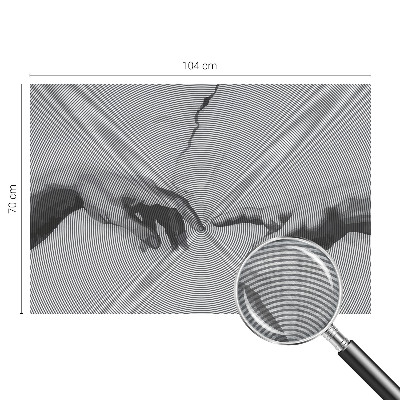 Modern fototapet Hypnotiske hænder