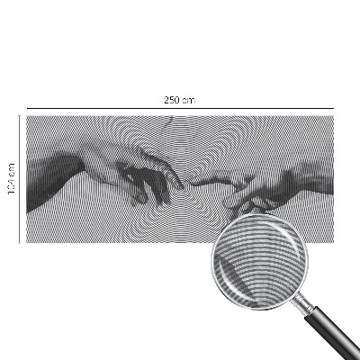 Modern fototapet Hypnotiske hænder