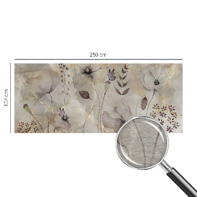 Høj kvalitet fototapet med et delikat blomstermotiv