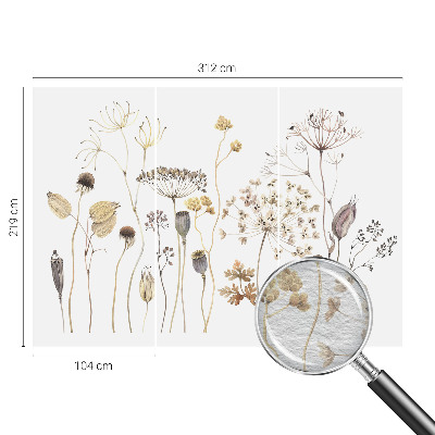 Fototapet Vilde blomster