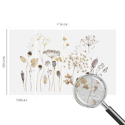 Fototapet Vilde blomster