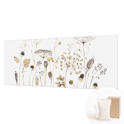 Fototapet med motiv af vilde blomster