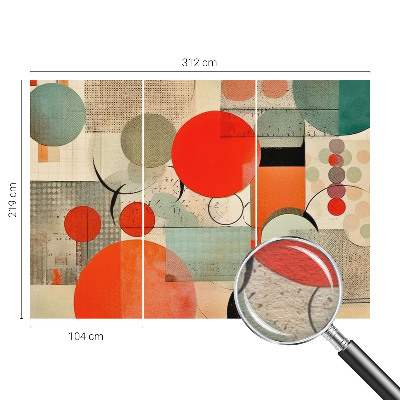 3D fototapet Farverig abstraktion