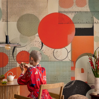 3D fototapet Farverig abstraktion