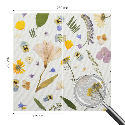 Fototapet soveværelse med forårsblomster