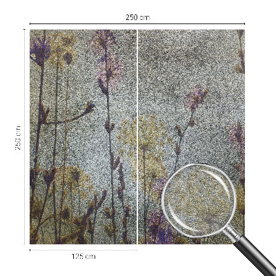 Fototapet stue Vilde blomster