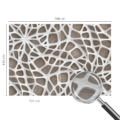 Fototapet efter mål Blondenet