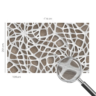 Fototapet efter mål Blondenet