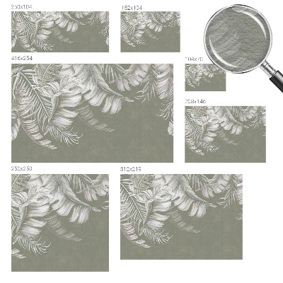 Fototapet på mål Delikate blade