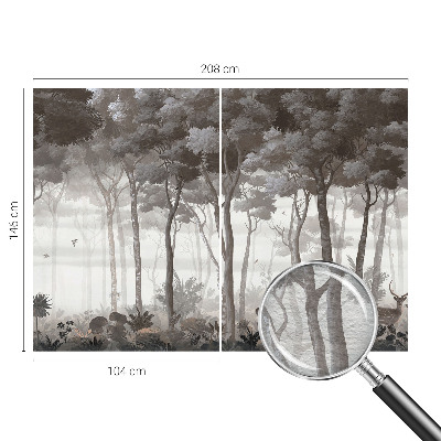 Modern fototapet Skovmagi