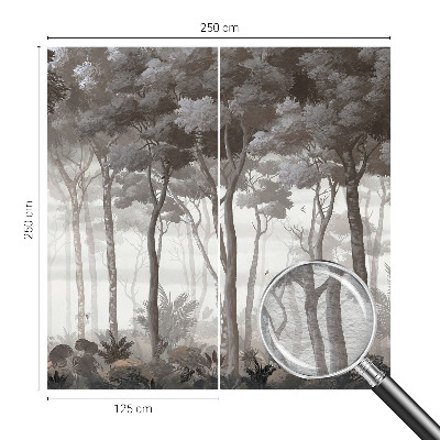 Modern fototapet Skovmagi