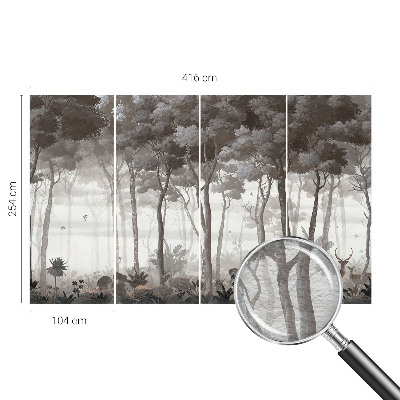 Modern fototapet Skovmagi