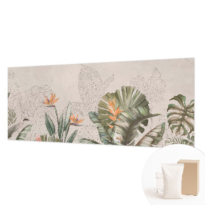 Stor fototapet med tropiske blomster