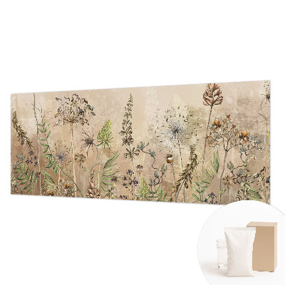 Foto tapet Rustikke blomster