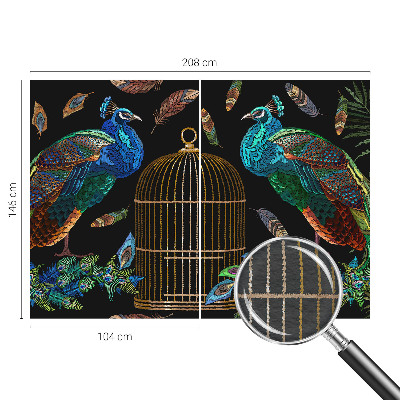 Foto tapet Påfugl billede