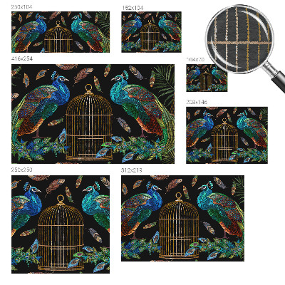 Foto tapet Påfugl billede