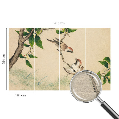 Fotovæg stue Klassisk duo