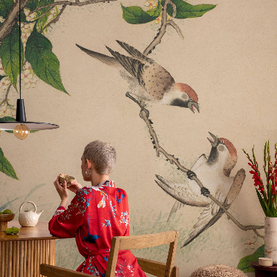 Fotovæg stue Klassisk duo