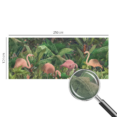 Fototapet børneværelse Lyserøde flamingoer