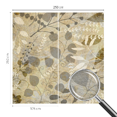 Stor fototapet Kvistblade