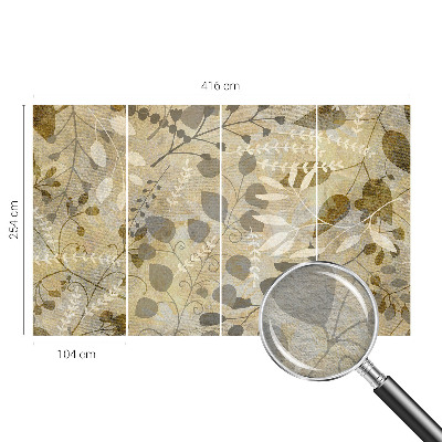 Stor fototapet Kvistblade