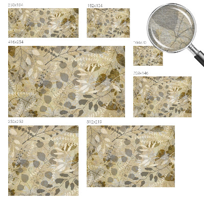 Stor fototapet Kvistblade