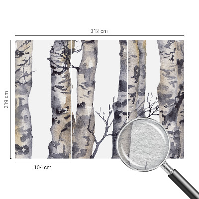 3D fototapet Aspeskov