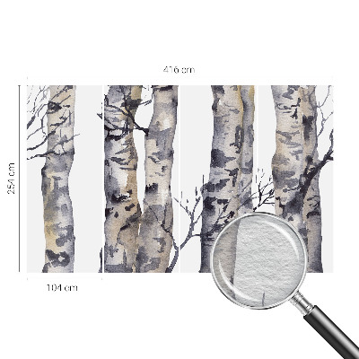 3D fototapet Aspeskov