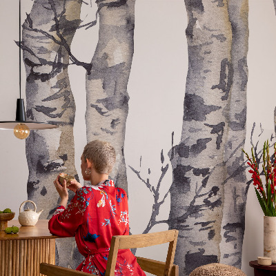 3D fototapet Aspeskov