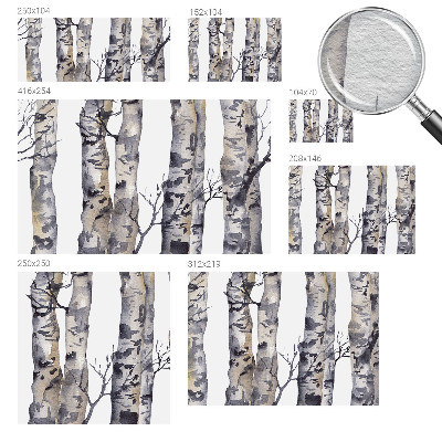 3D fototapet Aspeskov