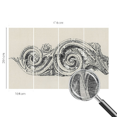 Foto tapet Plantepynt