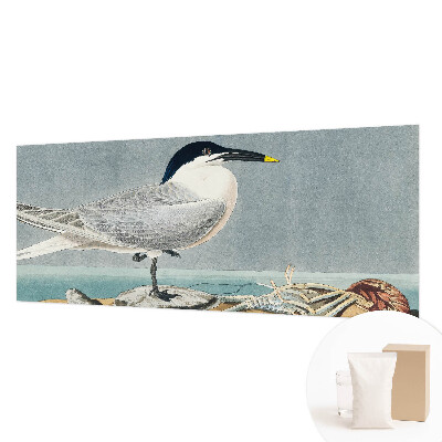 Fotostat med motiv af fugle i et stilfuldt, ornitologisk design