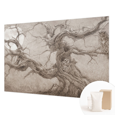 Fototapet soveværelse Natfugle