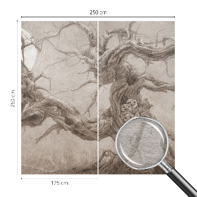 Fototapet soveværelse Natfugle