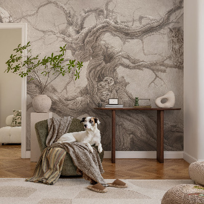 Fototapet soveværelse Natfugle