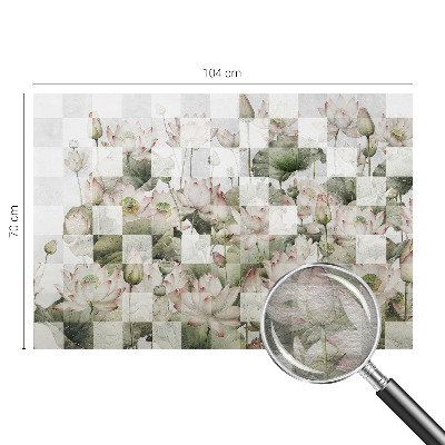 Fototapet til børn Lotusmønstre