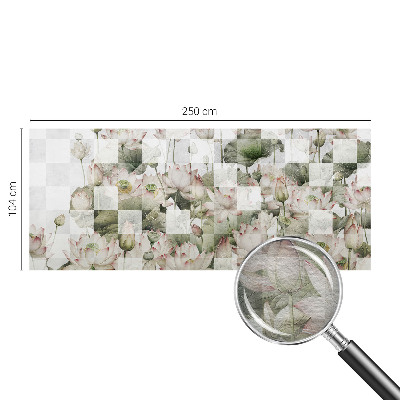 Fototapet til børn Lotusmønstre