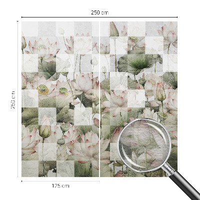 Fototapet til børn Lotusmønstre