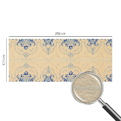 Fototapet på mål Blå ornamenter