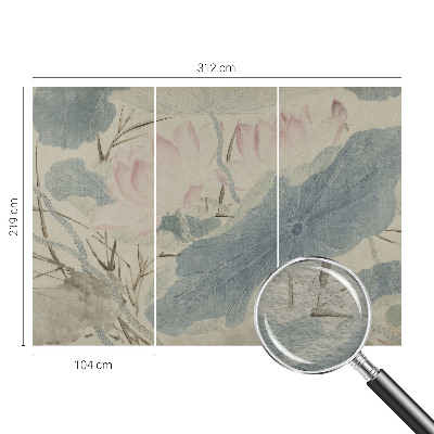 Stor fototapet Lotusblade