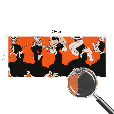 3D fototapet Dametøj