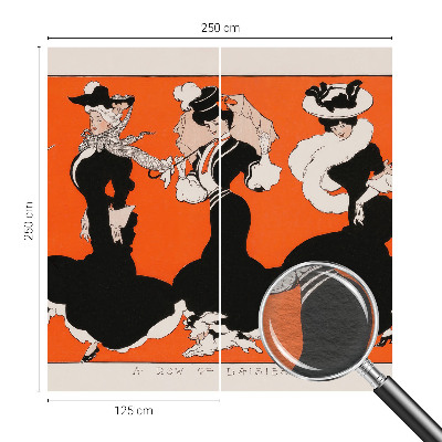 3D fototapet Dametøj