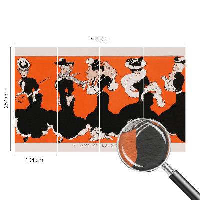 3D fototapet Dametøj