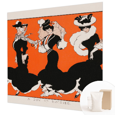 3D fototapet Dametøj