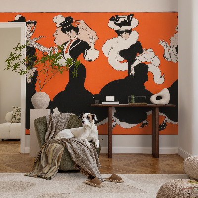 3D fototapet Dametøj