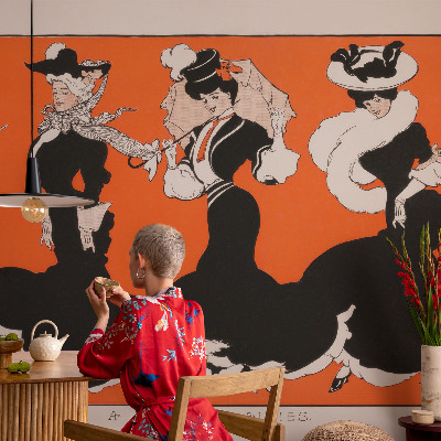 3D fototapet Dametøj